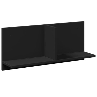 vidaXL Ντουλάπι Τοίχου Μαύρο 70x16,5x30cm από Επεξεργασμένο Ξύλο 1 τεμ.