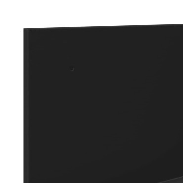 vidaXL Ντουλάπι Τοίχου Μαύρο 70x16,5x30cm από Επεξεργασμένο Ξύλο 1 τεμ.