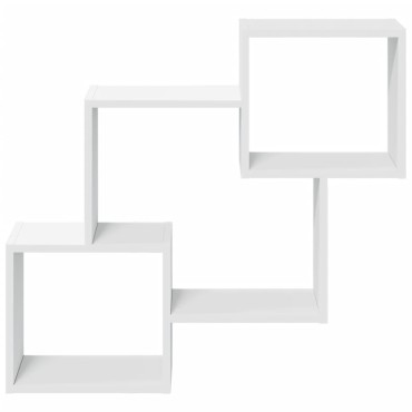 vidaXL Ντουλάπι Τοίχου Λευκό 78x18x71cm από Επεξεργασμένο Ξύλο 1 τεμ.