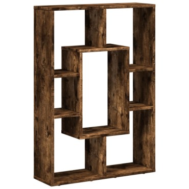 vidaXL Βιβλιοθήκη Καπνιστή Δρυς 63x20x90cm από Επεξεργασμένο Ξύλο 1 τεμ.