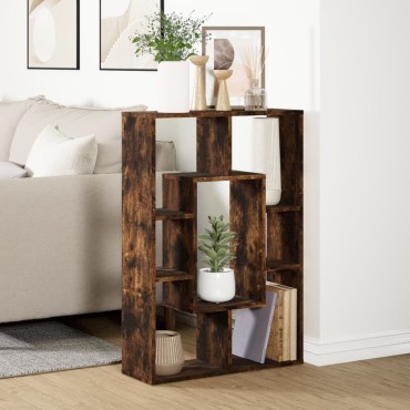 vidaXL Βιβλιοθήκη Καπνιστή Δρυς 63x20x90cm από Επεξεργασμένο Ξύλο 1 τεμ.