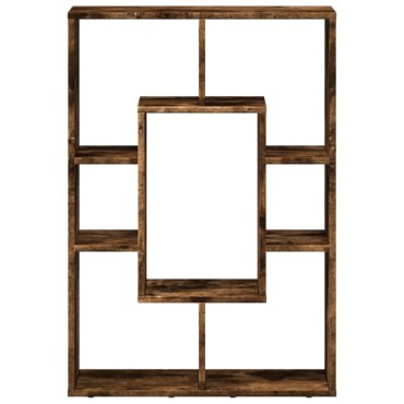vidaXL Βιβλιοθήκη Καπνιστή Δρυς 63x20x90cm από Επεξεργασμένο Ξύλο 1 τεμ.
