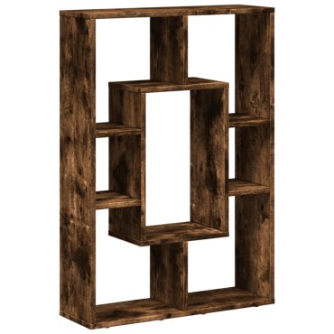 vidaXL Βιβλιοθήκη Καπνιστή Δρυς 63x20x90cm από Επεξεργασμένο Ξύλο 1 τεμ.