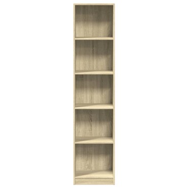 vidaXL Βιβλιοθήκη Sonoma Δρυς 40x24x176cm από Επεξεργασμένο Ξύλο 1 τεμ.