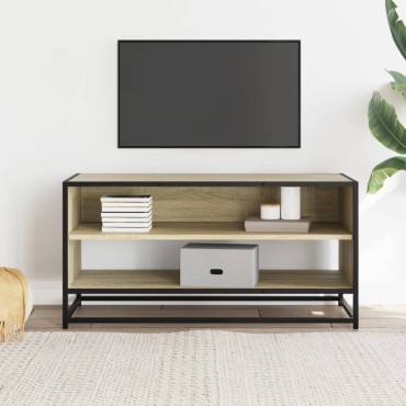 vidaXL Έπιπλο Τηλεόρασης Sonoma Δρυς 91x40x46cm Επεξ. Ξύλο