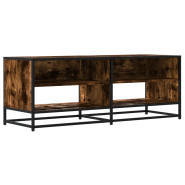 vidaXL Έπιπλο Τηλεόρασης Καπνιστή Δρυς 120,5x40x46cm Επεξ.Ξύλο/Μέταλλο