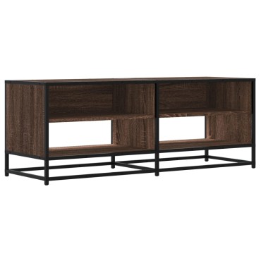 vidaXL Έπιπλο Τηλεόρασης Καφέ Δρυς 120,5x40x46cm Επεξεργασμένο Ξύλο