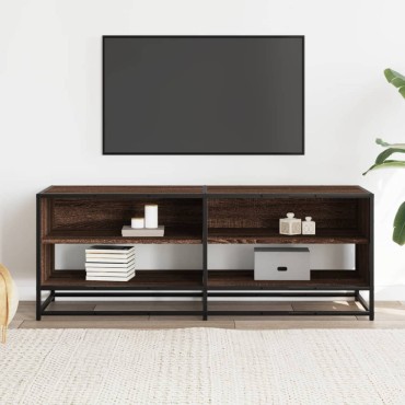 vidaXL Έπιπλο Τηλεόρασης Καφέ Δρυς 120,5x40x46cm Επεξεργασμένο Ξύλο