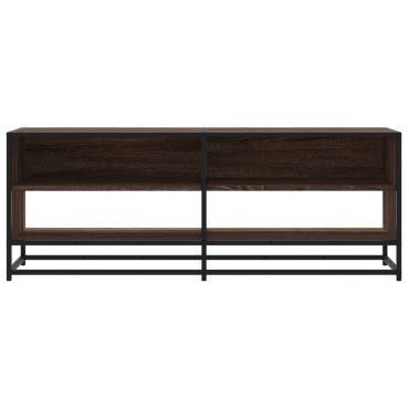 vidaXL Έπιπλο Τηλεόρασης Καφέ Δρυς 120,5x40x46cm Επεξεργασμένο Ξύλο