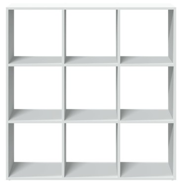 vidaXL Βιβλιοθήκη/Διαχωριστικό Χώρου Λευκό 102x29x103,5cm Επεξ. Ξύλο 1 τεμ.