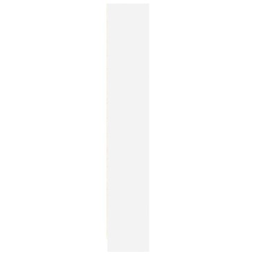 vidaXL Βιβλιοθήκη Λευκή 60x24x143cm από Επεξεργασμένο Ξύλο 1 τεμ.