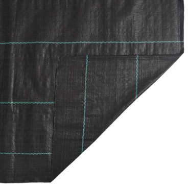 vidaXL Μεμβράνη Εδαφοκάλυψης Μαύρη 4x50 μ. από Πολυπροπυλένιο