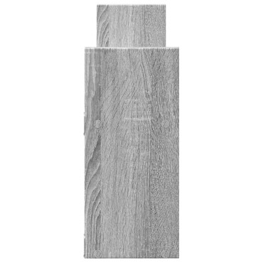 vidaXL Ντουλάπι Τοίχου Γκρι Sonoma 100x18x40cm Επεξεργασμένο Ξύλο 1 τεμ.