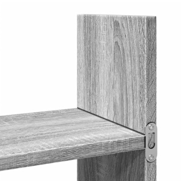 vidaXL Ντουλάπι Τοίχου Γκρι Sonoma 100x18x40cm Επεξεργασμένο Ξύλο 1 τεμ.