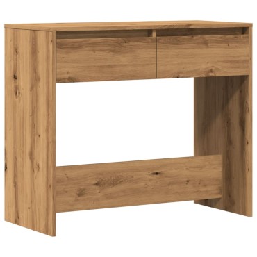 vidaXL Τραπέζι Κονσόλα Αρτισιανή Δρυς 89x41x76,5cm Επεξεργασμένο Ξύλο 1 τεμ.