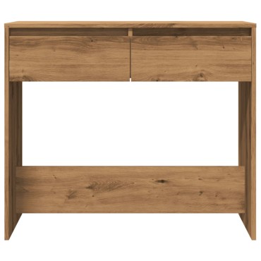 vidaXL Τραπέζι Κονσόλα Αρτισιανή Δρυς 89x41x76,5cm Επεξεργασμένο Ξύλο 1 τεμ.