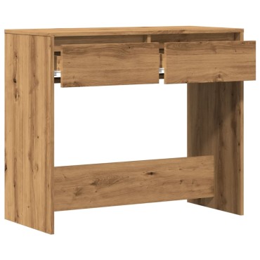 vidaXL Τραπέζι Κονσόλα Αρτισιανή Δρυς 89x41x76,5cm Επεξεργασμένο Ξύλο 1 τεμ.
