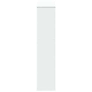 vidaXL Βιβλιοθήκη Λευκή 63x20x90cm από Επεξεργασμένο Ξύλο 1 τεμ.