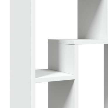 vidaXL Βιβλιοθήκη Λευκή 63x20x90cm από Επεξεργασμένο Ξύλο 1 τεμ.