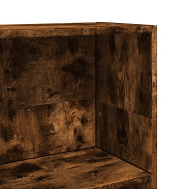 vidaXL Βιβλιοθήκη Καπνιστή Δρυς 40x24x109cm από Επεξεργασμένο Ξύλο 1 τεμ.
