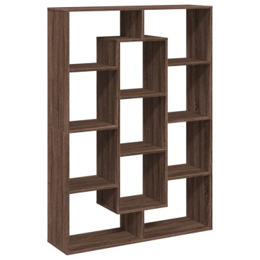 vidaXL Βιβλιοθήκη Καφέ Δρυς 102x29x143cm από Επεξεργασμένο Ξύλο 1 τεμ.
