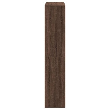 vidaXL Βιβλιοθήκη Καφέ Δρυς 102x29x143cm από Επεξεργασμένο Ξύλο 1 τεμ.