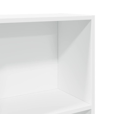 vidaXL Βιβλιοθήκη Λευκή 40x24x176cm από Επεξεργασμένο Ξύλο 1 τεμ.