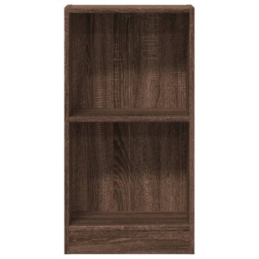 vidaXL Βιβλιοθήκη Καφέ Δρυς 40x24x76cm από Επεξεργασμένο Ξύλο 1 τεμ.