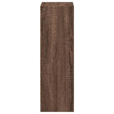 vidaXL Βιβλιοθήκη Καφέ Δρυς 40x24x76cm από Επεξεργασμένο Ξύλο 1 τεμ.