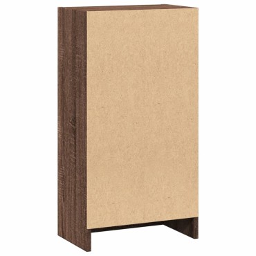 vidaXL Βιβλιοθήκη Καφέ Δρυς 40x24x76cm από Επεξεργασμένο Ξύλο 1 τεμ.