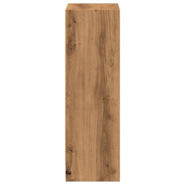 vidaXL Βιβλιοθήκη Αρτισιανή Δρυς 40x24x76cm από Επεξεργασμένο Ξύλο 1 τεμ.