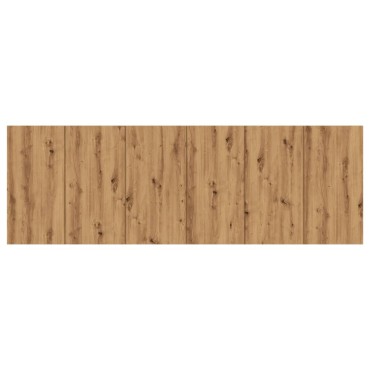vidaXL Κεφαλάρι Κρεβατιού Αρτισιανή Δρυς 240x1,5x80cm Επεξεργ. Ξύλο 1 τεμ.