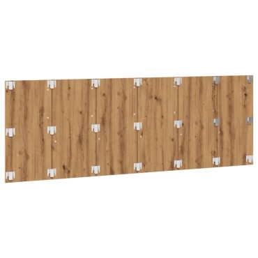 vidaXL Κεφαλάρι Κρεβατιού Αρτισιανή Δρυς 240x1,5x80cm Επεξεργ. Ξύλο 1 τεμ.
