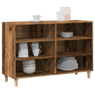 vidaXL Ραφιέρα Όψη Παλαιού Ξύλου 103,5x35x70cm Επεξεργασμένο Ξύλο 1 τεμ.
