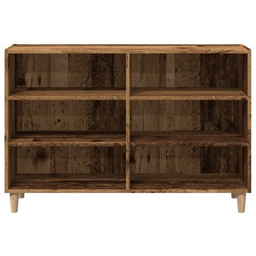 vidaXL Ραφιέρα Όψη Παλαιού Ξύλου 103,5x35x70cm Επεξεργασμένο Ξύλο 1 τεμ.