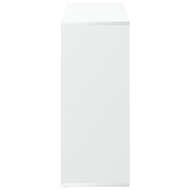 vidaXL Βιβλιοθήκη/Διαχωριστικό Χώρου Λευκό 69,5x29x69,5cm Επεξ. Ξύλο 1 τεμ.