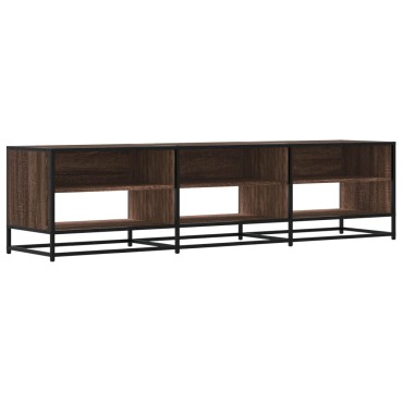 vidaXL Έπιπλο Τηλεόρασης Καφέ Δρυς 180x40x46cm Επεξεργασμένο Ξύλο