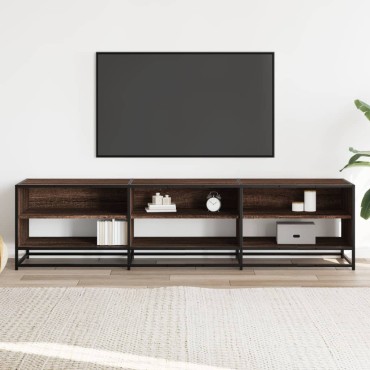 vidaXL Έπιπλο Τηλεόρασης Καφέ Δρυς 180x40x46cm Επεξεργασμένο Ξύλο