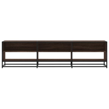 vidaXL Έπιπλο Τηλεόρασης Καφέ Δρυς 180x40x46cm Επεξεργασμένο Ξύλο