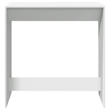 vidaXL Τραπέζι Μπαρ Λευκό 102x50x103,5cm Επεξεργ. Ξύλο 1 τεμ.