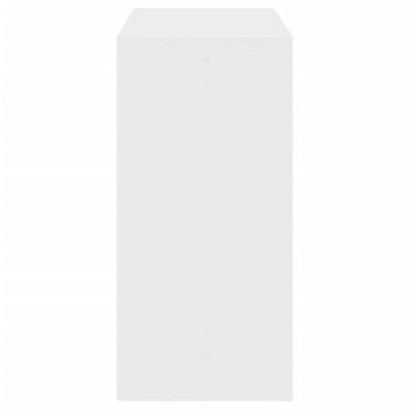 vidaXL Τραπέζι Μπαρ Λευκό 102x50x103,5cm Επεξεργ. Ξύλο 1 τεμ.