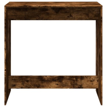 vidaXL Τραπέζι Μπαρ Καπνιστή Δρυς 102x50x103,5cm Επεξεργ. Ξύλο 1 τεμ.