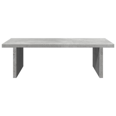 vidaXL Βάση Οθονών Γκρι του Σκυροδέματος 50x27x15 εκ. από Επεξ. Ξύλο