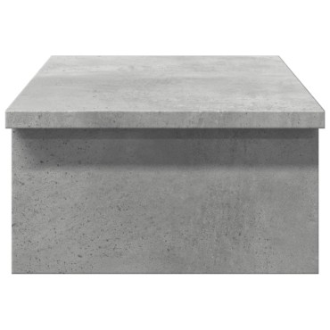 vidaXL Βάση Οθονών Γκρι του Σκυροδέματος 50x27x15 εκ. από Επεξ. Ξύλο