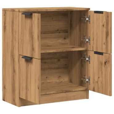 vidaXL Μπουφές Αρτισιανή Δρυς 60x30x70cm από Επεξεργασμένο Ξύλο 1 τεμ.