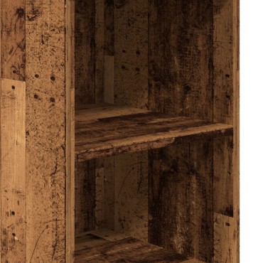 vidaXL Ντουλάπι Όψη Παλαιού Ξύλου 36x35,5x103,5cm Επεξεργασμένο Ξύλο 1 τεμ.