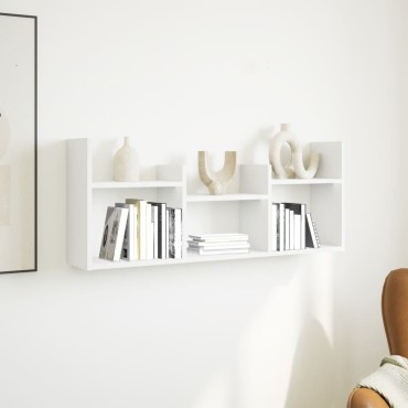 vidaXL Ντουλάπι Τοίχου Λευκό 100x18x40cm από Επεξεργασμένο Ξύλο 1 τεμ.