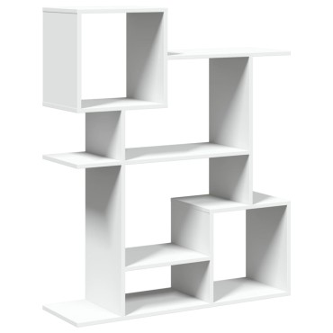 vidaXL Βιβλιοθήκη/Διαχωριστικό Χώρου Λευκό 92x29x112cm Επεξ. Ξύλο 1 τεμ.