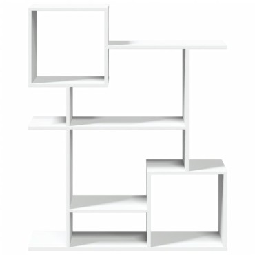vidaXL Βιβλιοθήκη/Διαχωριστικό Χώρου Λευκό 92x29x112cm Επεξ. Ξύλο 1 τεμ.