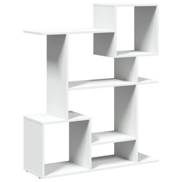 vidaXL Βιβλιοθήκη/Διαχωριστικό Χώρου Λευκό 92x29x112cm Επεξ. Ξύλο 1 τεμ.